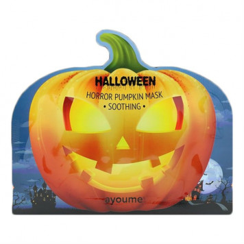 АЮМ HALLOWEEN Маска успокаивающая с экстрактом тыквы AYOUME HALLOWEEN HORROR PUMPKIN MASK [SOOTHING]-1