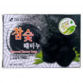 3W CLINIC Мыло с древесным углем Charcoal Beauty Soap