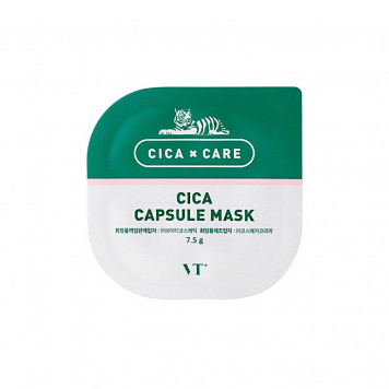 VT CICA Капсульная маска с центеллой с наборе VT CICA CAPSULE MASK (10шт*7,5гр)