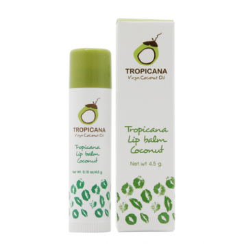 [TROPICANA] Бальзам для губ КОКОСОВЫЙ АРОМАТ Lip balm Coconut, 4,5 гр