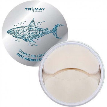 TRIMAY Пачти с акульим плавником Shark’s Fin Collagen Anti-wrinkle Eye Patch (90 шт)