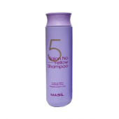 MAS Шампунь тонирующий для осветленных волос MASIL 5SALON NO YELLOW SHAMPOO 300ml