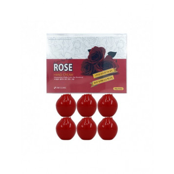 3W CLINIC Крем для рук с розой ROSE Hand CREAM 30 гр-2