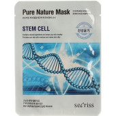 АН Secriss Маска для лица тканевая СТВОЛОВЫЕ КЛЕТКИ Антивозраст Pure Nature Mask Pack-Stem cell 25мл