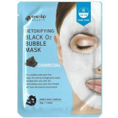 ENL Маска тканевая кислородная с углем DETOXIFYING BLACK O2 BUBBLE MASK CHARCOAL 20гр