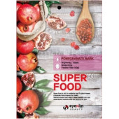 ENL SUPER FOOD Маска для лица тканевая с гранатом для зрелой кожи 23мл