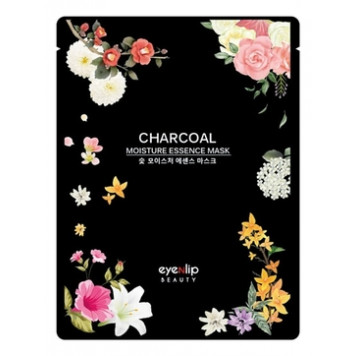 ENL Маска для лица тканевая CHARCOAL OIL MOISTURE ESSENCE MASK 25мл