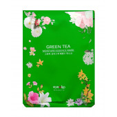 ENL Маска для лица тканевая GREEN TEA OIL MOISTURE ESSENCE MASK 25мл