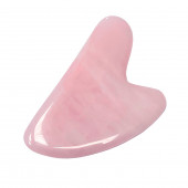 АЮМ Mассажер ГУАША для лица (кварц розовый) Massager GUASHA rose quartz