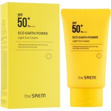 СМ Sun Солнцезащитный крем легкий увлажняющий Eco Earth Light Sun Cream SPF 50+ PA++++ 50g